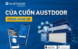 Trọn bộ sản phẩm cửa cuốn Austdoor thế hệ mới 2022 ứng dụng công nghệ số