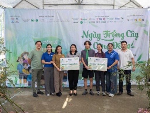 TẬP ĐOÀN ADG ĐỒNG HÀNH TÀI TRỢ CÂY TRE GIỐNG CHO DỰ ÁN CHỐNG LŨ TẠI NGHỆ AN