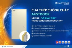 Lõi MgO Austdoor EI60 – Công nghệ chống cháy hiệu quả cho kiến trúc hiện đại