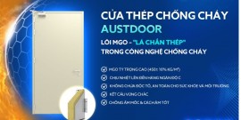 Lõi MgO – Giải pháp nâng cao khả năng chống cháy cho cửa thép hiện đại