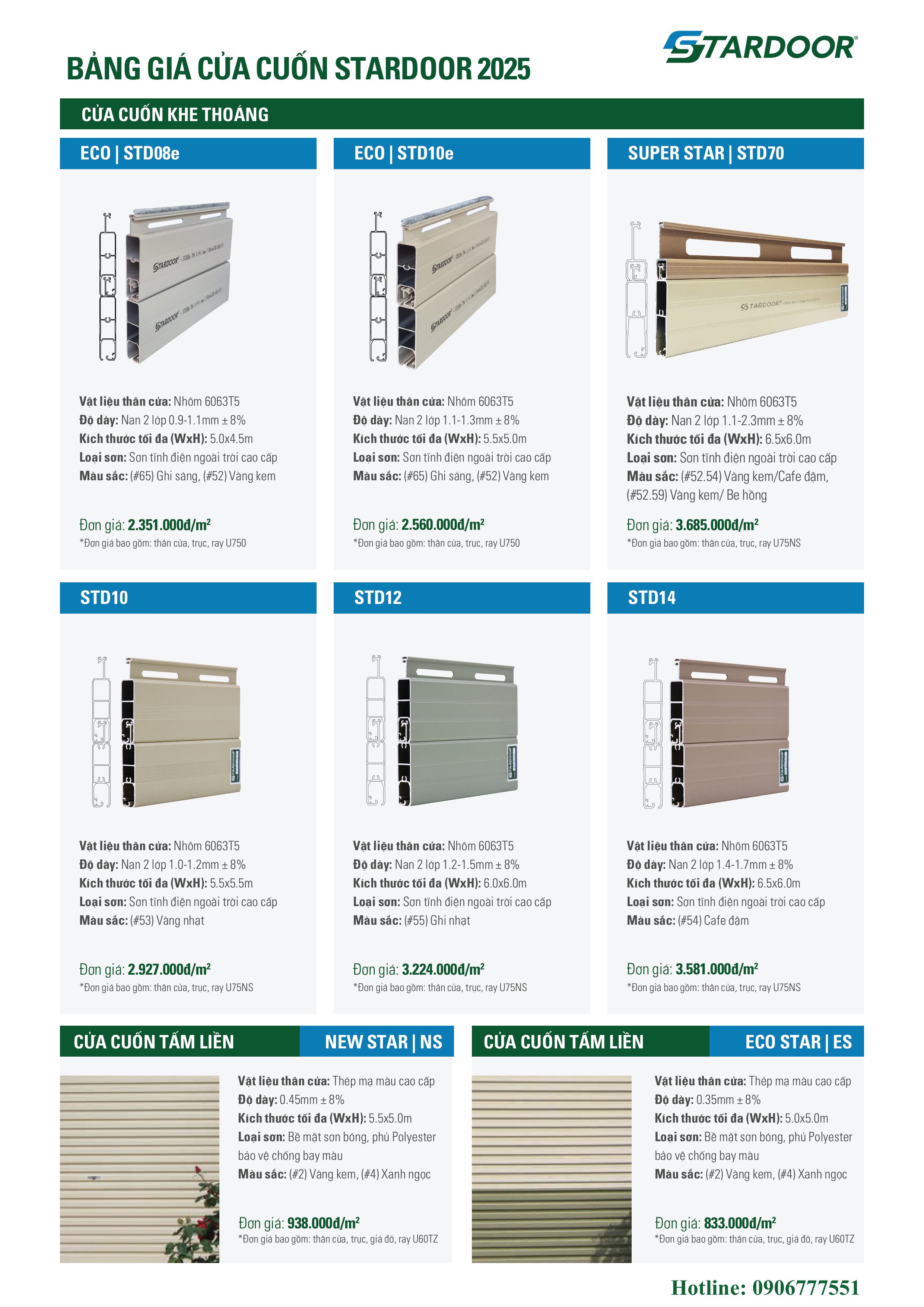 bang-gia-cua-cuon-stardoor-1